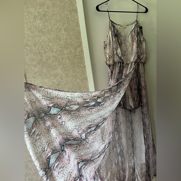 Peach Love California Multicolor Snake Print Dress - Picture 7 of 8